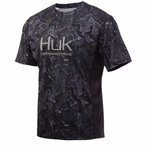 HUK Men's Icon X Camo Short-Sleeve Performance Fishing Shirt